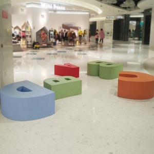 เก้าอี้เลานจ์ในสวนทำจากไฟเบอร์กลาสมีตัวอักษร26ตัวเก้าอี้พักผ่อนทันสมัยสำหรับโรงเรียนโรงแรมวิลล่าของตกแต่งในที่สาธารณะ - Product Image 2