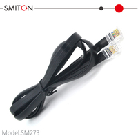 Cable Telefónico Recto de 1 Metro 1.5M 3 pies, Cable Telefónico Rj12 6P6C