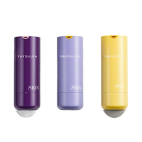 Bouteille Pompe Airless Double Paroi Torsadée 1 OZ de Haute Qualité, Emballage Cosmétique Rechargeable Sans Air en Plastique Fantaisie