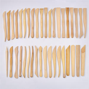 Xin Bowen 38 pièces/ensemble Outils de <span class=keywords><strong>poterie</strong></span> professionnels Kits d'outils de sculpture de l'argile Outils en bois pour l'argile pour débutants - Product Image 3