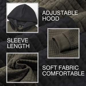 <span class=keywords><strong>Sweat</strong></span>-shirts décontractés pour hommes à manches longues avec cordon de serrage, blocs de couleur, imprimés graphiques et poches - Product Image 6