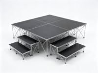 Scène portable en gros avec podium en aluminium, scène mobile avec podium en aluminium pour événements et fêtes en extérieur