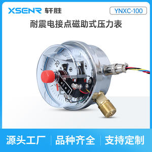 Manomètre analogique Ynxc 100 à assistance magnétique, résistant aux chocs, 100 mm, précision 1,6, connexion filetée, fabriqué à Suzhou - Product Image 2