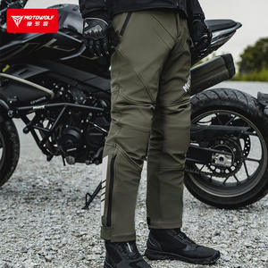 Pantalon de moto d'hiver, doublé polaire, coupe-vent, thermique, pour la conduite, équipement de moto pour les trajets quotidiens - Product Image 2