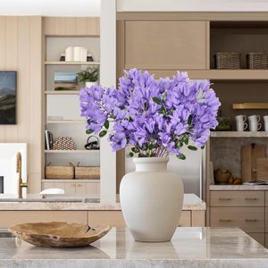 Ramas de Flores Artificiales de Jacaranda al por Mayor, de Plástico y Tela, para Decoración del Hogar, Accesorios de Fotografía para Exteriores - Product Image 1