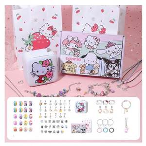 Suministros al por mayor para pulseras de la amistad, kit educativo de joyería DIY, cuentas de plástico, dijes de moda de fantasía y ciencia ficción, nueva tendencia - Product Image 1