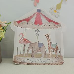 DAMAI - Juego de Vajilla Desechable de Papel para Fiestas Infantiles, Decoración para Fiestas de Cumpleaños, con Diseño de Animales - Product Image 3