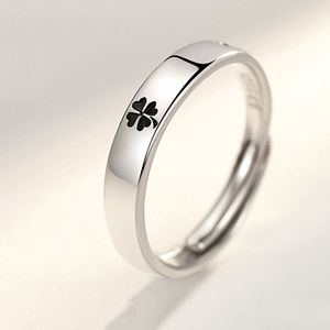 Anillos de Pareja de Plata 925, Anillo Romántico de Sol y Luna, Anillo Abierto Ajustable para Hombre y Mujer, Anillo de Pareja Plateado - Product Image 6