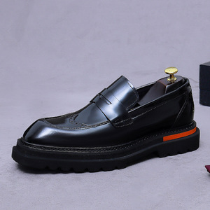 Nuevos Zapatos Formales de Negocios para Hombre, de Cuero, Impermeables, Transpirables, Antideslizantes, Duraderos, Estilo Británico, Modernos, para el Trabajo Diario - Product Image 6