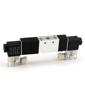 วาล์วโซลินอยด์สามตำแหน่งห้าทาง Dde Dade Pneumatics รุ่น 4V230 ใช้ไฟ DC12V DC24V AC220V ควบคุมด้วยระบบไฟฟ้าคู่ - Product Image 3