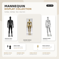 Elegante Kopflose Männliche Schaufensterpuppe in Natürlicher Hautoptik für Premium-Bekleidungsgeschäfte und Visuelles Merchandising
