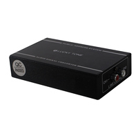 Convertisseur audio en aluminium à 2 canaux, entrée 100V, sortie ligne 1.3V pour systèmes d'enceintes 100V