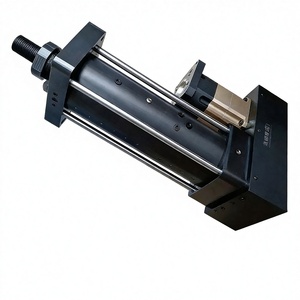 DC Servo Pneumatic Telescopic <b>Linear</b> Reciprocating <b>Actuators</b> Piston Cylinder with Motor & Gear - Product Image 3