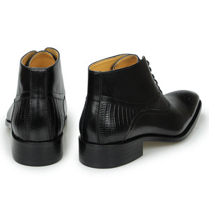 Zapatos elegantes <span class=keywords><strong>de</strong></span> <span class=keywords><strong>vestir</strong></span> <span class=keywords><strong>de</strong></span> cuero <span class=keywords><strong>de</strong></span> lujo para hombre, nuevos <span class=keywords><strong>botines</strong></span> cálidos <span class=keywords><strong>con</strong></span> encaje para oficina formal, negocios, ocasiones sociales - Product Image 6