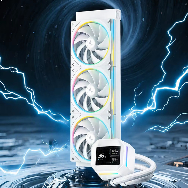 LM360 Triple-fan Radiator Cooler With Low-noise Design and Long-life Bearings for Quiet Gaming and Creative Work Sessions