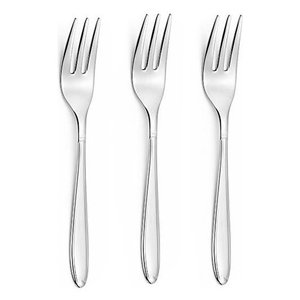 Ensemble de 3 fourchettes à dessert en acier inoxydable (15,2 cm) KAPPA Chrome poli CVL180C3 - Product Image 1