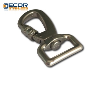 Crochets de sécurité robustes en métal pour chien, fermoir à boucle, crochets à ressort, 16 mm, 21 mm, crochet pivotant personnalisé pour chien - Product Image 1