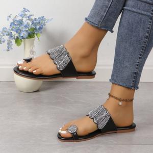 Sandalias de Cuero Genuino Multifuncionales de Estilo Americano para Mujer, Diseño Evergreen con Suela Gruesa y Cómoda, Estilo Playa de Verano - Product Image 6