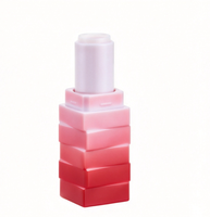 Tube de Rouge à Lèvres Vide en Gros 3,8g ZY3025-B, Étui à Baume à Lèvres Rose Dégradé Diamant, Emballage Personnalisé pour Rouge à Lèvres avec Logo
