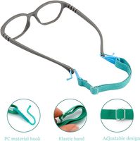 Correa Elástica para Gafas de Sol, Ecológica, de Poliéster, para Niños, Deportiva, Ajustable