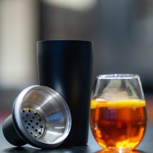 Wuyi camol Matte <span class=keywords><strong>Black</strong></span> <span class=keywords><strong>Bar</strong></span> Shaker Set 12 cái: 750ml Shaker, JIGGER, công cụ, túi nhung đứng hoàn chỉnh bartender Kit <span class=keywords><strong>Bar</strong></span> Shaker Set - Product Image 2