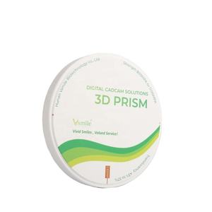Solutions de couronnes et bridges pour laboratoires dentaires, 16 mm, 18 mm, A1, prisme 3D multicouche haute résistance 800-1200 Mpa, <span class=keywords><strong>zircone</strong></span> dentaire certifiée CE - Product Image 1
