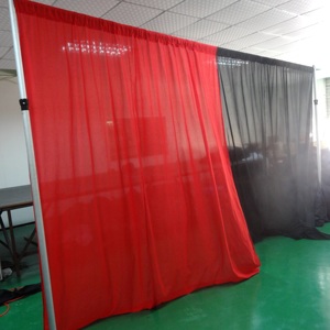 Aluminum double crossbar pipe and drape backdrop stand for wedding party event decor - Product Image 3