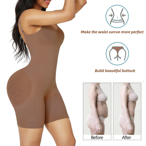 HEXIN en STOCK Shapewear grande taille sans couture à taille haute pour femmes Contrôle du ventre Rehausseur de fesses Shapewear complet pour le corps - Product Image 4