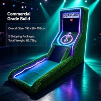 Machine de jeu d'arcade à balles de golf LED avec affichage numérique du score pour événements de carnaval, location, divertissement intérieur et centres de divertissement familial (FEC)