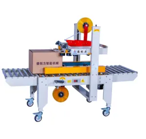 Stainless Steel Carton Fold Lid Close and Sealing Tapping Cardboard Box Folding Machine