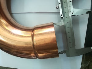 Port besar 2 5/8in pendinginan <span class=keywords><strong>180</strong></span> derajat siku U pipa bengkok tembaga pas untuk pendingin udara - Product Image 3