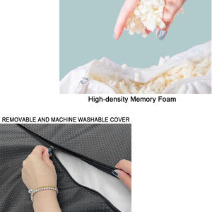 Umwelt freundliche benutzer definierte Großhandel wasch bare Schlafs ofa Memory Foam Ortho pä dische Hunde bett mit abnehmbarer Abdeckung - Product Image 5