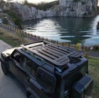 Kit de modification extérieure pour Jetour Traveler T2 : Plateforme de toit en aluminium, échelle latérale pliable, panneau Molle