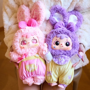 Samuel 400% V2 felice Picnic del piccolo orso e della piccola serie di conigli scatola cieca decorazione giocattolo alla moda decorazione graziosa bambola di peluche regalo - Product Image 2