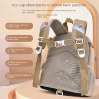 Super Promotion Grand Sac à Dos de Dessin Animé à Grande Capacité avec Fermeture Éclair pour Maternelle et Étudiants Scolaires Garçons et Filles