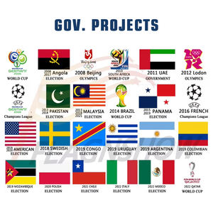 Bufanda Deportiva Personalizada para Fanáticos del Fútbol, Ecológica, 100% Acrílica, para Todos los Países, para el Otoño, para Partidos de Fútbol - Product Image 5