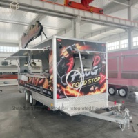 Camion de restauration mobile de 16 pieds entièrement personnalisé avec cuisine complète - pour les commerces de détail alimentaires, tacos, pizzas, glaces et barbecue