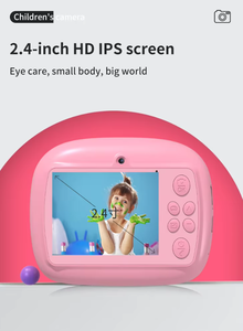 Caméra vidéo pour enfants OEM, jouet d'extérieur, cadeaux, mini caméra instantanée à impression rapide, dessin animé, agents de <span class=keywords><strong>recrutement</strong></span> en usine - Product Image 4