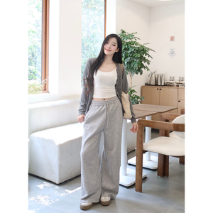 Pantalon cargo pour femme à prix avantageux, en molleton, taille basse, coupe droite, étiquette personnalisée, fabrication au Vietnam, échantillon gratuit, été - Product Image 4
