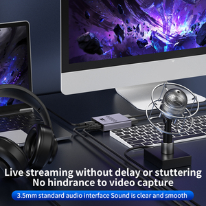 USB3.0/4K HD Video Game Live Recording MI Video <strong>Capture</strong> Card Compatible with Mobile Phones &amp; Laptops - Product Image 3