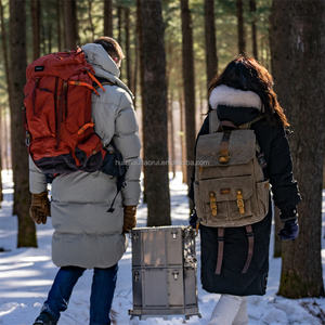 חיצונית רב דלק לשרוף תנור תנור נירוסטה באיכות גבוהה נירוסטה <span class=keywords><strong>diy</strong></span> multipunction קמין אוהל תנור אח תנור - Product Image 4