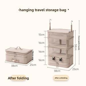 Wholesale Layered Organizer Bag Multifunctional Foldable Clothes <b>Storage</b> Box Shoes <b>Underwear</b> Travel <b>Storage</b> Hanging Bag - Product Image 3