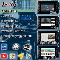 Interfaz de Auto Android Carplay para Toyota C-HR RAV4 Camry Navegación 2018-2021 Interfaz de Video por Lsailt