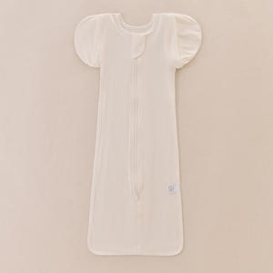 Vente en gros de sac de couchage pour bébé à l'emmaillotage printemps et automne en fibre de bambou pour nouveau-né anti-saut apaisant - Product Image 4