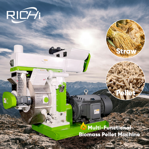 <span class=keywords><strong>Prix</strong></span> de la machine à granulés de paille d'arachide RICHI - Fabricants de machines à granulés de biomasse écoénergétiques au Gujarat - Product Image 1
