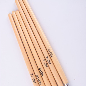 Juego <span class=keywords><strong>de</strong></span> 6 Pinceles <span class=keywords><strong>de</strong></span> Cristal para Decoración <span class=keywords><strong>de</strong></span> <span class=keywords><strong>Uñas</strong></span>, Pinceles <span class=keywords><strong>de</strong></span> Pelo <span class=keywords><strong>de</strong></span> Nailon Puntiagudos con Mango <span class=keywords><strong>de</strong></span> Madera para Diseño Floral 3D y Dibujo Detallado - Product Image 4
