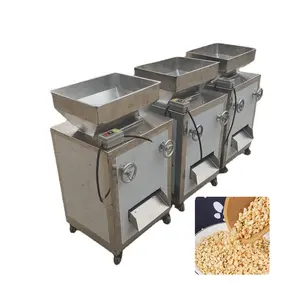 Mesin Pemotong Kacang Almond Otomatis Industri, Mesin Pencacah Kacang Almond/Penghancur Tepung Mete/Peralatan Pembuatan Bubuk Biji Kacang