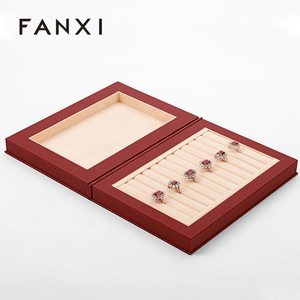 FANXI - Caja de Metal para Joyería al por Mayor, Estuche de Exhibición de Joyería, Cajas para Anillos Múltiples, Caja de Almacenamiento Suelta - Product Image 3