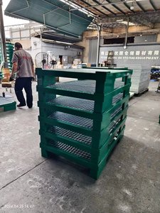 ชั้นวางเครื่องมือเหล็กแบบพับได้ รุ่น YG-528 ยี่ห้อ <span class=keywords><strong>Yougu</strong></span> ชุบสังกะสีแบบพับได้ รองรับน้ำหนักมาก แบบสี่ด้าน สองด้านเปิด ราคาโรงงาน - Product Image 3