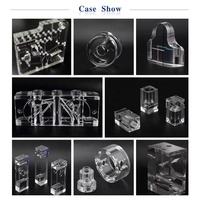 OEM personnalisé plexiglas traitement découpe laser bloc acrylique gravure cnc tournage et fraisage pièces de haute précision